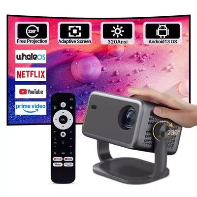 ভালো দাম Wifi6 4K স্মার্ট ডিএমডি প্রজেক্টর 1080P পোর্টেবল ডিএলপি মুভি প্রজেক্টর অনলাইন